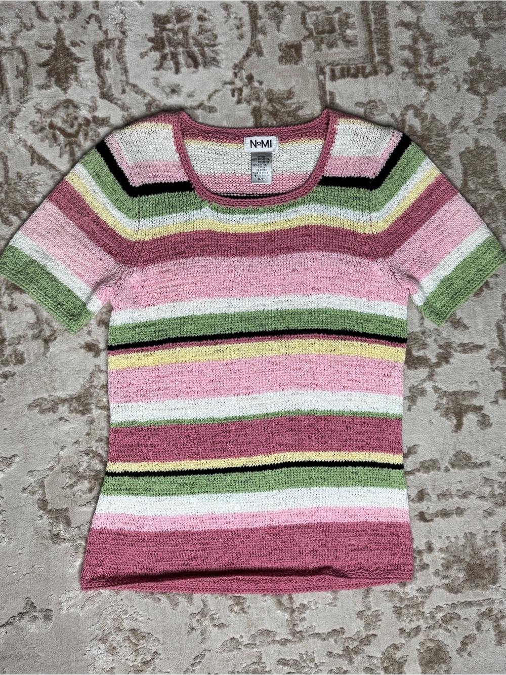 Y2K Knit Striped Top